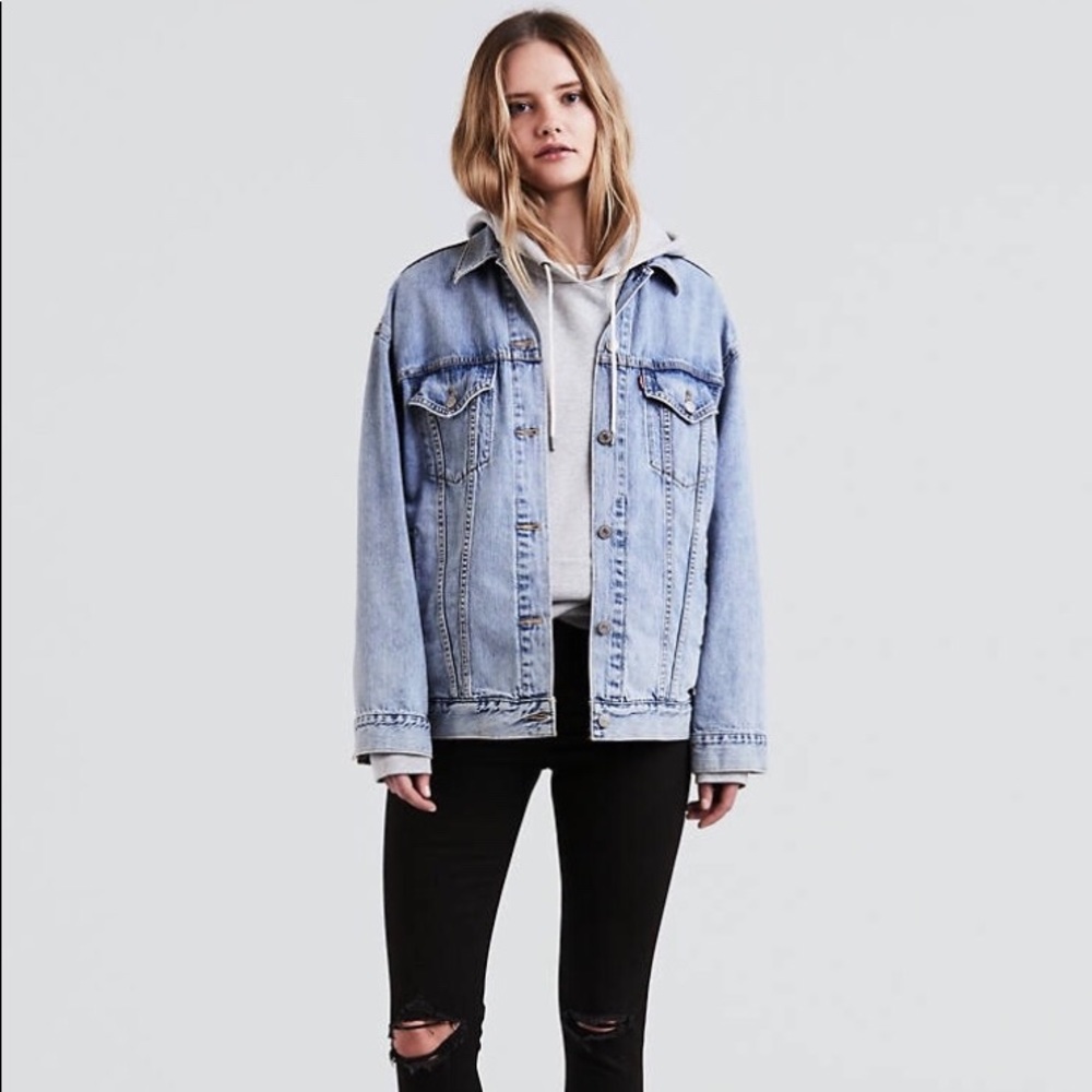 Levis 710 Black distressed ripped skinny jeans